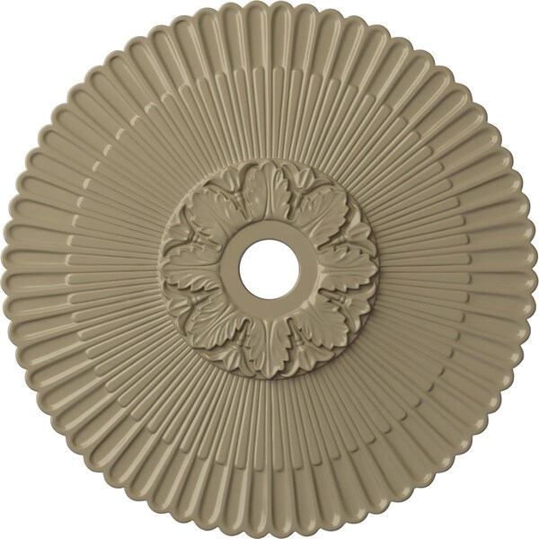 Ekena Millwork Melonie Ceiling Medallion (Fits Canopies up to 6 1/4"), Hnd-Painted Gobi Desert, 36 1/4"OD x 1 7/8"P CM36MEGDF - main